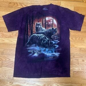 The Mountain Deep Purple Tee